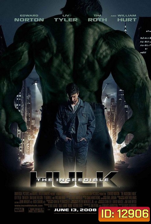 The Incredible Hulk 2 (2008) มนุษย์ตัวเขียวจอมพลัง ภาค 2