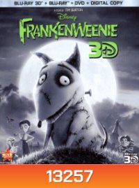 Frankenweenie (2012) แฟรงเก้นวีนี่ คืนชีพเพื่อนซี้สี่ขา 3D {Side By Side}