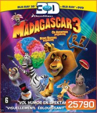 Madagascar 3: Europe's Most Wanted (2012) มาดากัสการ์ 3 ข้ามป่าไปซ่าส์ยุโรป 3(2D+3D)