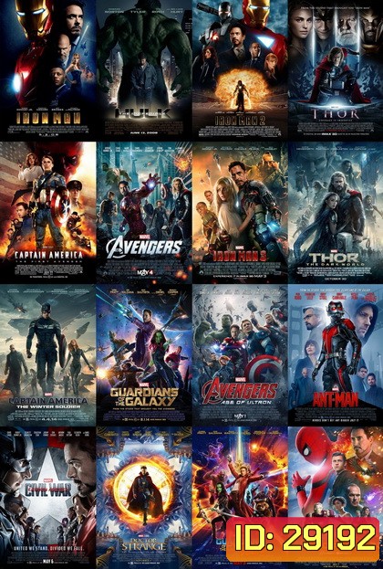 รวมหนัง BD Marvel 24 แผ่น ถึงล่าสุด Black Widow