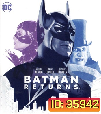 4K - Batman Returns (1992) แบทแมน รีเทิร์นส ศึกมนุษย์เพนกวินกับนางแมวป่า - แผ่นหนัง 4K UHD