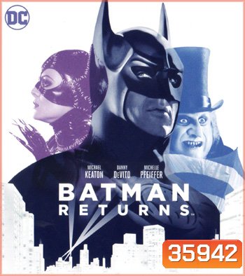 4K - Batman Returns (1992) แบทแมน รีเทิร์นส ศึกมนุษย์เพนกวินกับนางแมวป่า - แผ่นหนัง 4K UHD
