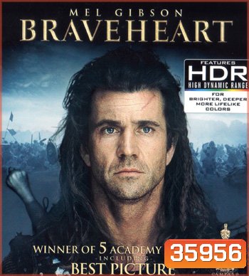4K - Braveheart (1995) - แผ่นหนัง 4K UHD