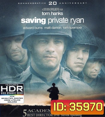 4K - Saving Private Ryan (1998) - แผ่นหนัง 4K UHD