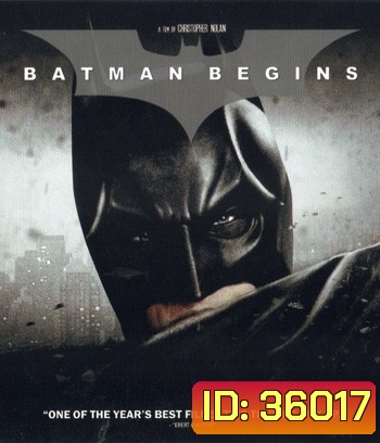 4K - Batman Begins (2005) แบทแมน บีกินส์ - แผ่นหนัง 4K UHD