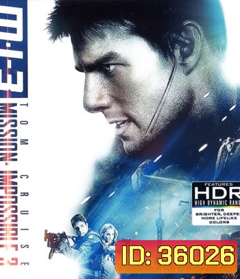 4K - Mission: Impossible III (2006) มิชชั่น:อิมพอสซิเบิ้ล III - แผ่นหนัง 4K UHD
