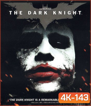 4K - The Dark Knight (2008) แบทแมน อัศวินรัตติกาล - แผ่นหนัง 4K UHD