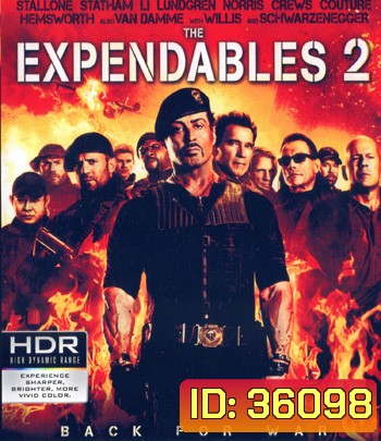 4K - The Expendables 2 (2012) โคตรคน ทีมเอ็กซ์เพนเดเบิ้ล 2 - แผ่นหนัง 4K UHD