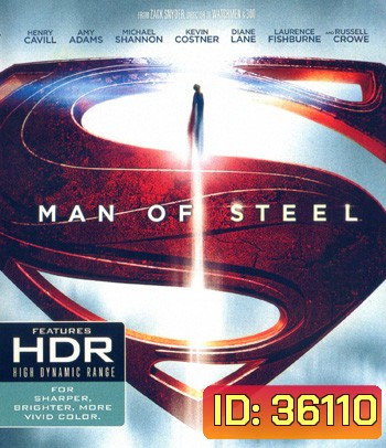 4K - Man of Steel (2013) บุรุษเหล็กซูเปอร์แมน - แผ่นหนัง 4K UHD