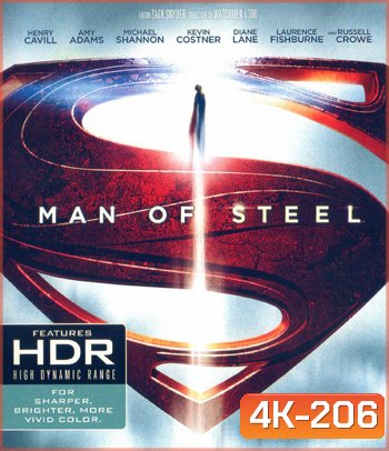 4K - Man of Steel (2013) บุรุษเหล็กซูเปอร์แมน - แผ่นหนัง 4K UHD