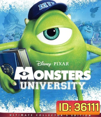 4K - Monsters University (2013) มหา'ลัย มอนส์เตอร์ - แผ่นการ์ตูน 4K UHD