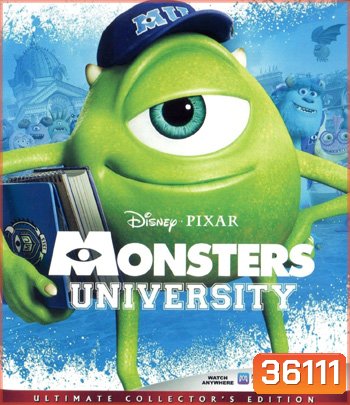 4K - Monsters University (2013) มหา'ลัย มอนส์เตอร์ - แผ่นการ์ตูน 4K UHD