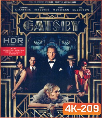 4K - The Great Gatsby (2013) เดอะ เกรท แกตสบี้ รักเธอสุดที่รัก - แผ่นหนัง 4K UHD