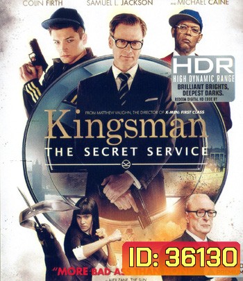 4K - Kingsman: The Secret Service (2014) คิงส์แมน โคตรพิทักษ์บ่มพยัคฆ์ - แผ่นหนัง 4K UHD (King s man)