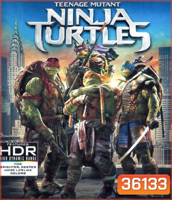 4K - Teenage Mutant Ninja Turtles (2014) เต่านินจา - แผ่นหนัง 4K UHD