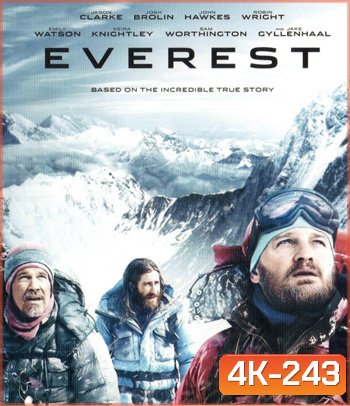 4K - Everest (2015) ไต่ฟ้าท้านรก - แผ่นหนัง 4K UHD