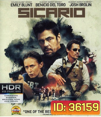 4K - Sicario (2015) ทีมพิฆาตทะลุแดนเดือด - แผ่นหนัง 4K UHD