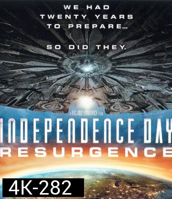 4K - Independence Day: Resurgence (2016) สงครามใหม่วันบดโลก - แผ่นหนัง 4K UHD