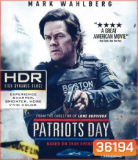 4K - Patriots Day (2016) วินาศกรรมปิดเมือง - แผ่นหนัง 4K UHD