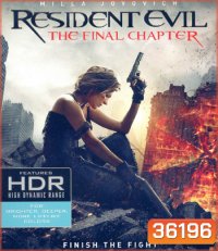 4K - Resident Evil: The Final Chapter (2016) อวสานผีชีวะ - แผ่นหนัง 4K UHD