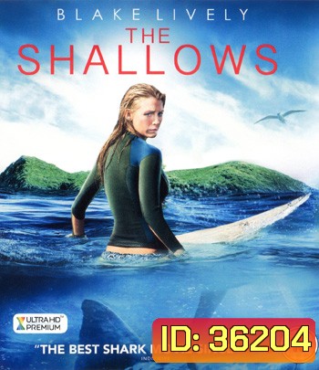 4K - The Shallows (2016) นรกน้ำตื้น - แผ่นหนัง 4K UHD