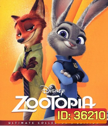 4K - Zootopia (2016) นครสัตว์มหาสนุก - แผ่นการ์ตูน 4K UHD