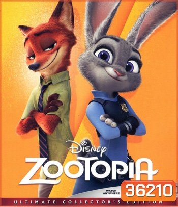 4K - Zootopia (2016) นครสัตว์มหาสนุก - แผ่นการ์ตูน 4K UHD