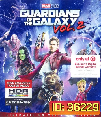 4K - Guardians of the Galaxy Vol. 2 (2017) - แผ่นหนัง 4K UHD