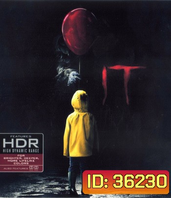 4K - It (2017) อิท โผล่จากนรก - แผ่นหนัง 4K UHD
