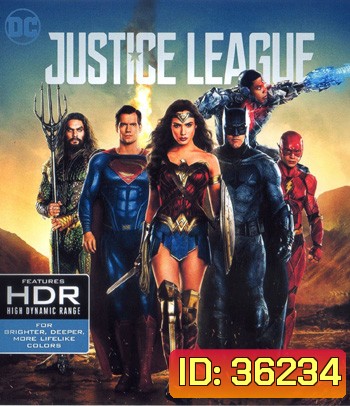4K - Justice League (2017) - แผ่นหนัง 4K UHD