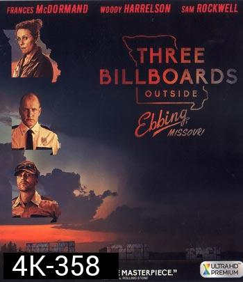 4K - Three Billboards Outside Ebbing, Missouri (2017) 3 บิลบอร์ด ทวงแค้นไม่เลิก - แผ่นหนัง 4K UHD