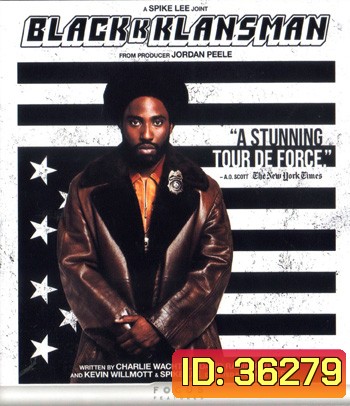 4K - BlacKkKlansman (2018) แบล็คแคลนซ์แมน - แผ่นหนัง 4K UHD