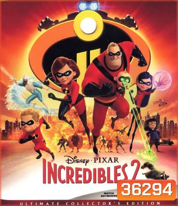 4K - Incredibles 2 (2018) รวมเหล่ายอดคนพิทักษ์โลก 2 - แผ่นหนัง 4K UHD