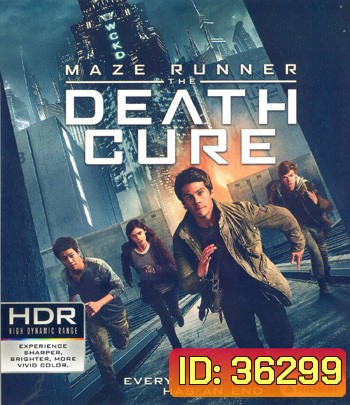 4K - Maze Runner: The Death Cure (2018) เมซ รันเนอร์ ไข้มรณะ - แผ่นหนัง 4K UHD