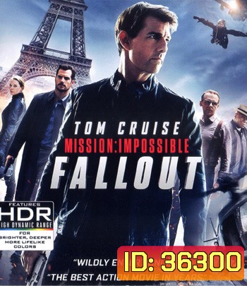 4K - Mission Impossible: Fallout (2018) - แผ่นหนัง 4K UHD
