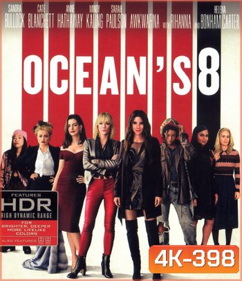 4K - Ocean's Eight (2018) - แผ่นหนัง 4K UHD