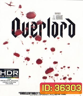 4K - Overlord (2018) ปฏิบัติการโอเวอร์ลอร์ด - แผ่นหนัง 4K UHD