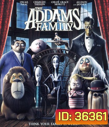 4K - The Addams Family (2019) ตระกูลนี้ผียังหลบ - แผ่นการ์ตูน 4K UHD