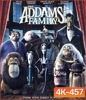 4K - The Addams Family (2019) ตระกูลนี้ผียังหลบ - แผ่นการ์ตูน 4K UHD