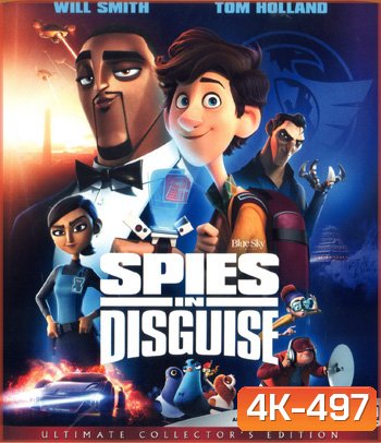 4K - Spies in Disguise (2019) ยอดสปายสายพราง - แผ่นหนัง 4K UHD