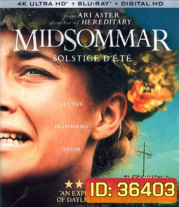 4K - Midsommar (2019) เทศกาลสยอง - แผ่นหนัง 4K UHD