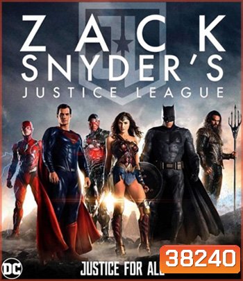 Zack Snyder's Justice League (2021) จัสติซ ลีก ของ แซ็ค สไนเดอร์ (หนัง 4:02:40 นาที) (ภาพ 4:3)
