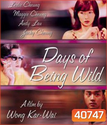 Days of Being Wild (Ah fei zing zyun) วันที่หัวใจรักกล้าตัดขอบฟ้า (1990)