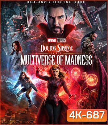 4K - Doctor Strange in the Multiverse of Madness (2022) จอมเวทย์มหากาฬ ในมัลติเวิร์สมหาภัย (IMAX) - แผ่นหนัง 4K UHD
