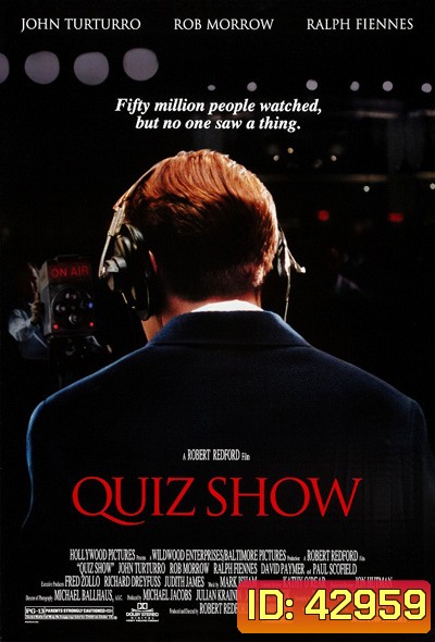 Quiz Show (1994) ควิสโชว์ ล้วงลึกเกมเขย่าประวัติศาสตร์