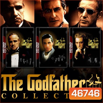 The Godfather เดอะ ก็อดฟาเธอร์ ภาค 1-3 DVD หนัง มาสเตอร์ พากย์ไทย