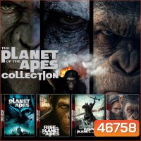 Planet of the Apes พิภพวานร ภาค 1 - 4 DVD หนัง มาสเตอร์ พากย์ไทย