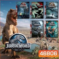 Jurassic Park 1-2-3 and Jurassic World 1-3 DVD Master พากย์ไทย