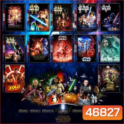 Star Wars ทั้งหมด 11 ภาค DVD Master พากย์ไทย
