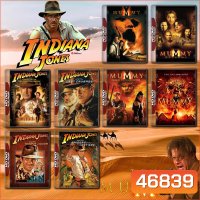 Indiana Jones ภาค 1-4 + Mummy ภาค 1-4 DVD Master พากย์ไทย